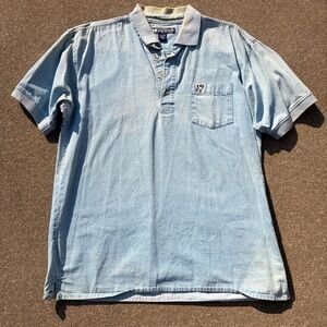 Vintage 90s Big Dogs Polo Shirt Sz L 24x30